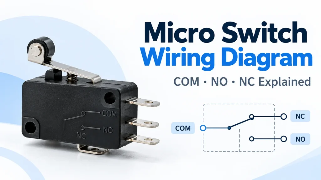 Micro Switch Wiring Diagram: COM, NO & NC Explained